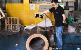 CREAFORM HandySCAN Black 形創(chuàng)手持式三維激光掃描儀在大型石油管道部件行業(yè)的應(yīng)用